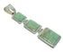 Southwest Turquoise Silver Jewelry Pendant MX65241